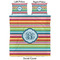 Retro Horizontal Stripes Duvet Cover Set - Queen - Approval