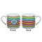 Retro Horizontal Stripes Espresso Cup - 6oz (Double Shot) (APPROVAL)