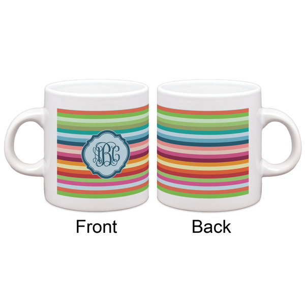 Retro Horizontal Stripes Espresso Cup - Apvl