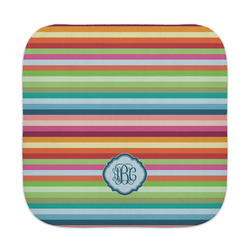 Retro Horizontal Stripes Face Towel (Personalized)