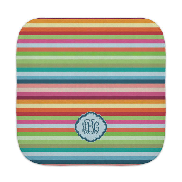 Custom Retro Horizontal Stripes Face Towel (Personalized)