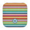 Retro Horizontal Stripes Face Cloth-Rounded Corners