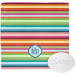 Retro Horizontal Stripes Washcloth (Personalized)