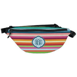 Retro Horizontal Stripes Fanny Pack - Classic Style (Personalized)