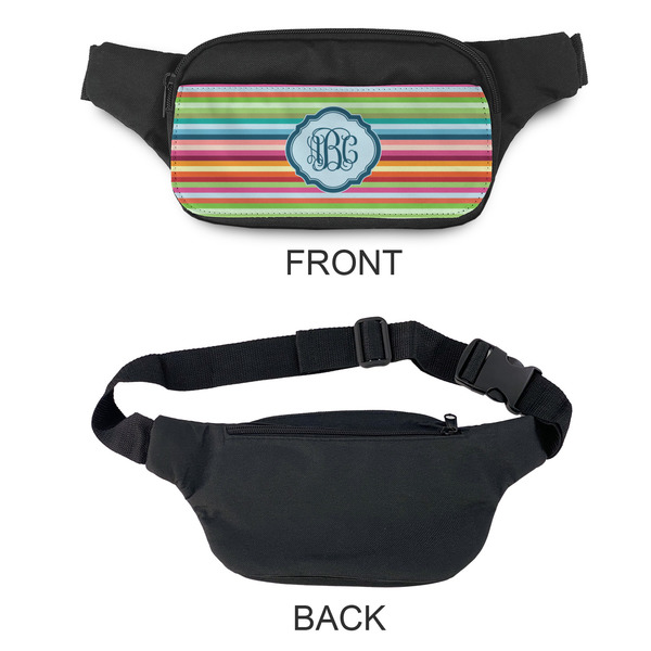 Retro Horizontal Stripes Fanny Packs - APPROVAL