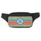 Retro Horizontal Stripes Fanny Pack - Modern Style (Personalized)