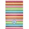 Retro Horizontal Stripes Finger Tip Towel - Full View