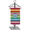 Retro Horizontal Stripes Finger Tip Towel - Full Print (Personalized)