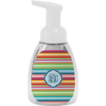 Retro Horizontal Stripes Foam Soap Bottle (Personalized)