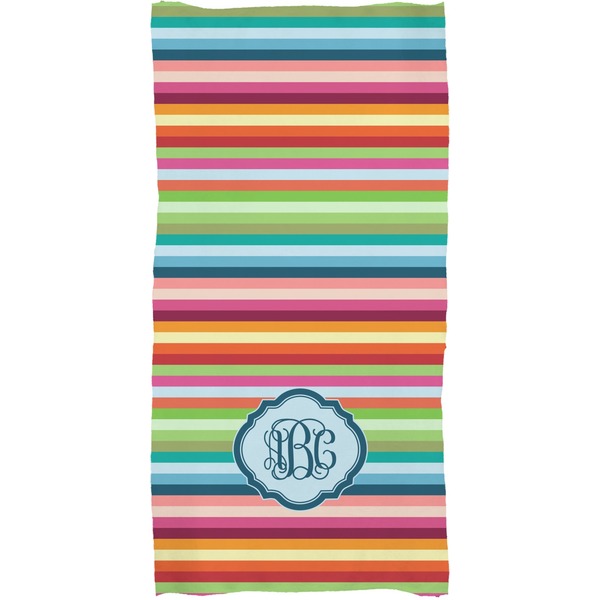 Retro Horizontal Stripes Full Sized Bath Towel - Apvl