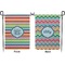 Retro Horizontal Stripes Garden Flag - Double Sided Front and Back