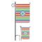 Retro Horizontal Stripes Garden Flag - PARENT/MAIN