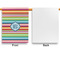Retro Horizontal Stripes Garden Flags - Large - Single Sided - APPROVAL