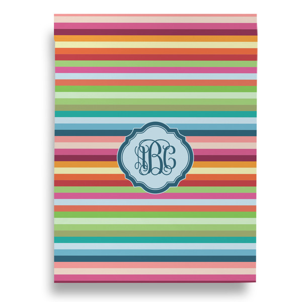 Retro Horizontal Stripes Garden Flags - Large - Single Sided - FRONT