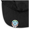 Retro Horizontal Stripes Golf Ball Marker Hat Clip - Main