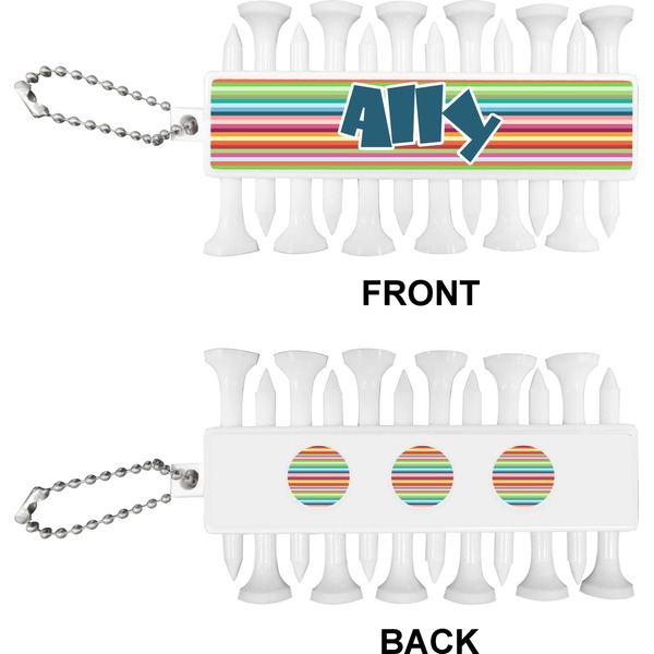 Retro Horizontal Stripes Golf Buddy (Approval)