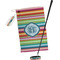 Retro Horizontal Stripes Golf Gift Kit (Full Print)