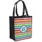 Retro Horizontal Stripes Grocery Bag - Main