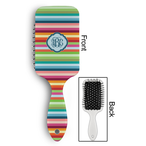 Retro Horizontal Stripes Hair Brush - Approval
