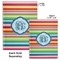 Retro Horizontal Stripes Hard Cover Journal - Compare