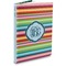 Retro Horizontal Stripes Hardbound Journal (Personalized)