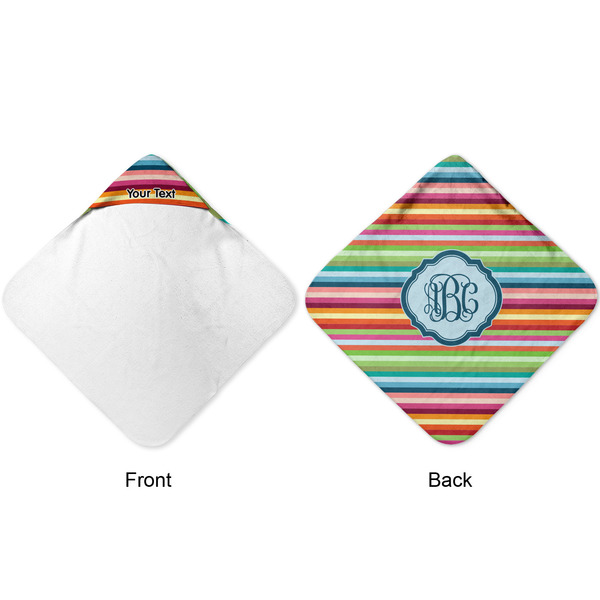 Retro Horizontal Stripes Hooded Baby Towel- Approval