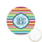 Retro Horizontal Stripes Printed Cookie Topper - 1.25" (Personalized)