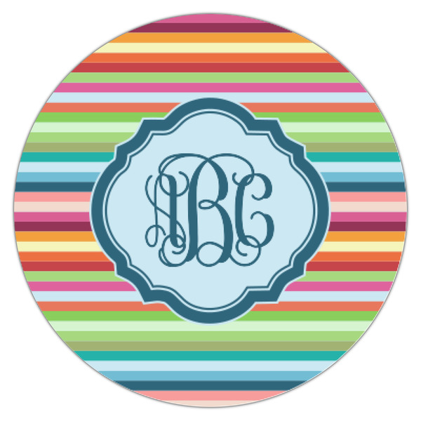 Retro Horizontal Stripes Icing Circle - XSmall - Single