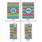 Retro Horizontal Stripes Jewelry Gift Bag - Gloss - Approval