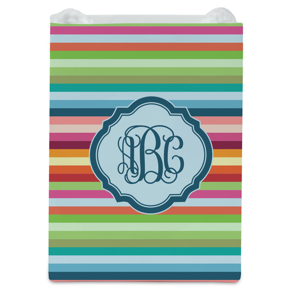 Retro Horizontal Stripes Jewelry Gift Bag - Matte - Front