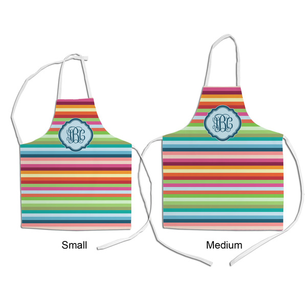 Retro Horizontal Stripes Kid's Aprons - Comparison