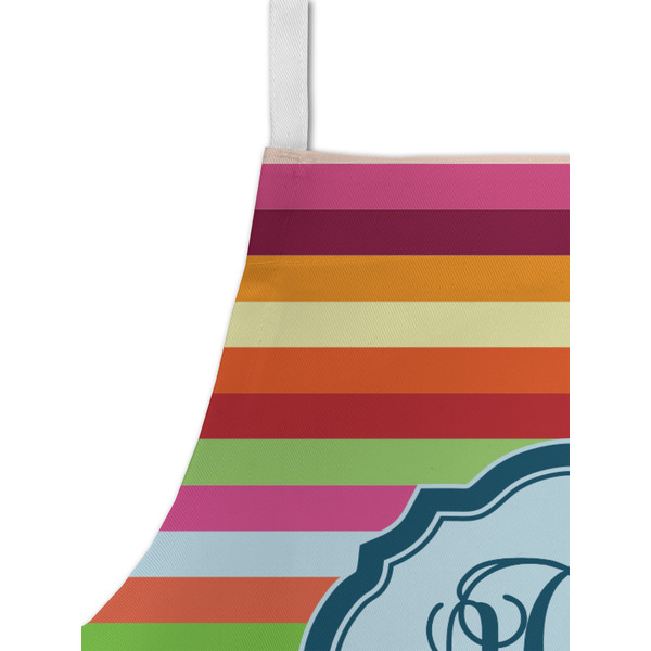 Retro Horizontal Stripes Kid's Aprons - Detail