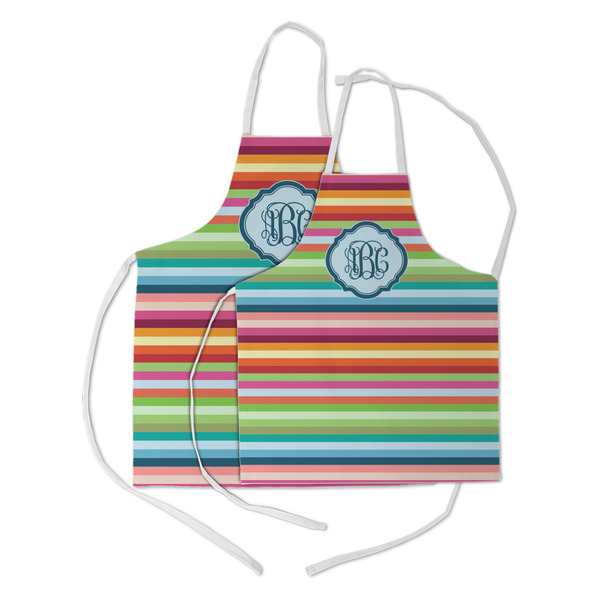 Retro Horizontal Stripes Kid's Aprons - Parent - Main