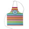 Retro Horizontal Stripes Kid's Apron - Small (Personalized)