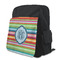 Retro Horizontal Stripes Kid's Backpack - MAIN
