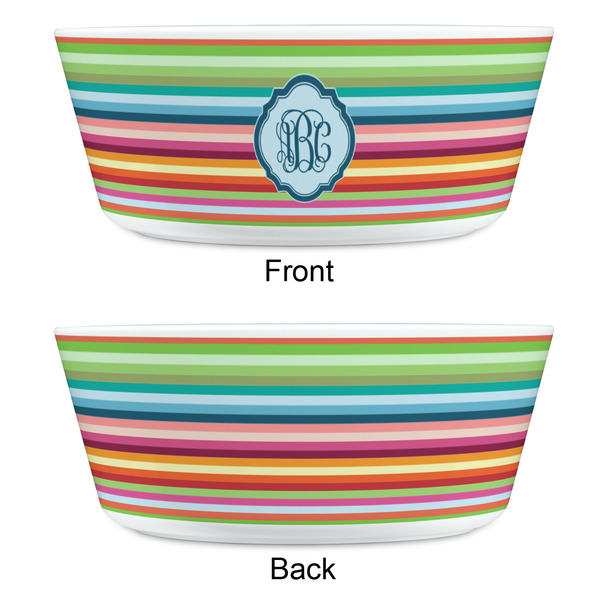 Retro Horizontal Stripes Kids Bowls - APPROVAL