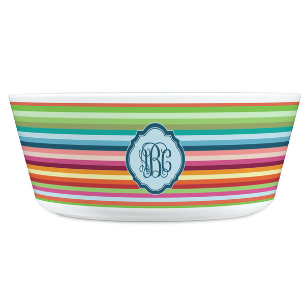 Retro Horizontal Stripes Kids Bowls - FRONT