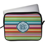 Retro Horizontal Stripes Laptop Sleeve / Case (Personalized)