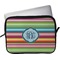 Retro Horizontal Stripes Laptop Sleeve / Case (Personalized)