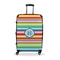 Retro Horizontal Stripes Large Travel Bag - With Handle