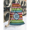Retro Horizontal Stripes Laundry Bag in Laundromat