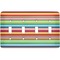 Retro Horizontal Stripes Light Switch Cover (4 Toggle Plate)