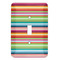 Retro Horizontal Stripes Light Switch Cover (Single Toggle)