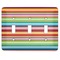 Retro Horizontal Stripes Light Switch Covers (3 Toggle Plate)