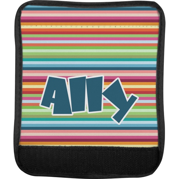 Retro Horizontal Stripes Luggage Handle Wrap (Approval)