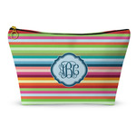 Retro Horizontal Stripes Makeup Bag (Personalized)