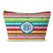 Retro Horizontal Stripes Structured Accessory Purse (Front)