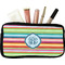 Retro Horizontal Stripes Makeup / Cosmetic Bag (Personalized)