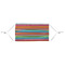Retro Horizontal Stripes Mask - Pleated (new) APPROVAL