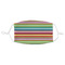 Retro Horizontal Stripes Adult Cloth Face Mask